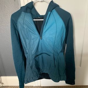 Lululemon reflective running quarter zip hoodie